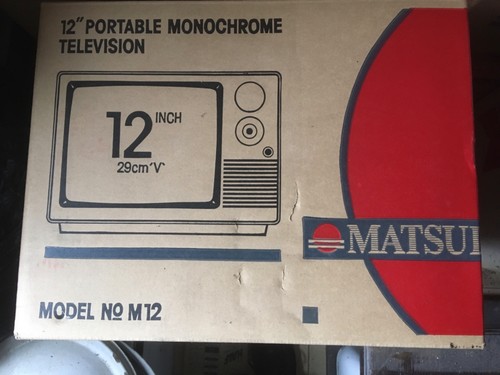 Vintage matsui crt - vintage, 12"